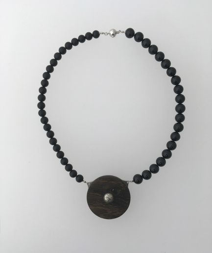 Wood Circle Necklace